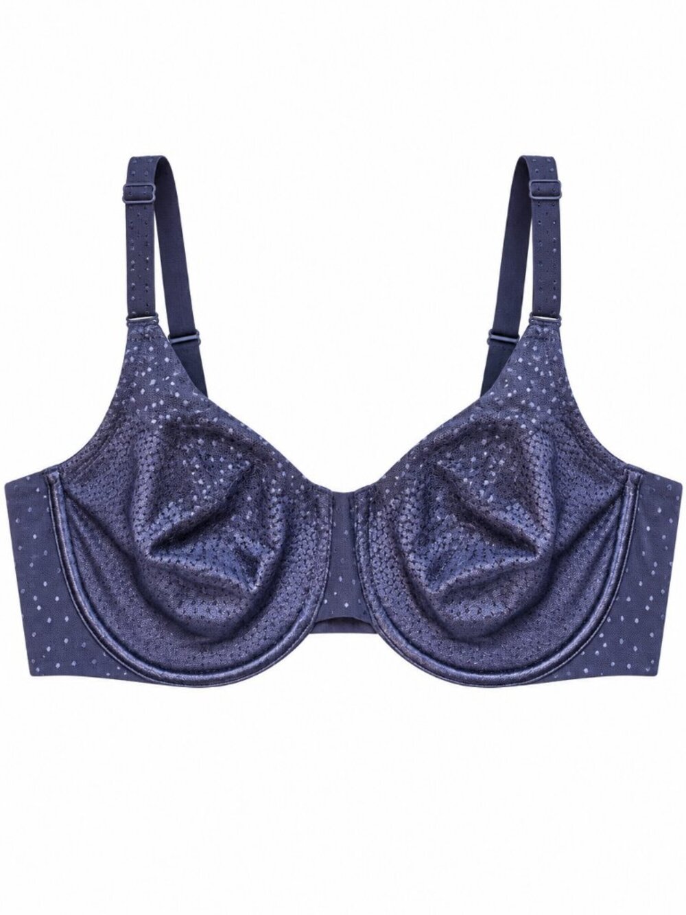 Wacoal Back Appeal Underwire Bra 36C Purple/Blue 855303 Full Coverage SmoothingH